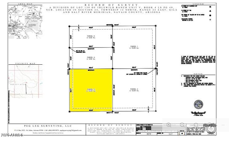 8648 DRAGON Drive -, Show Low, AZ 85901