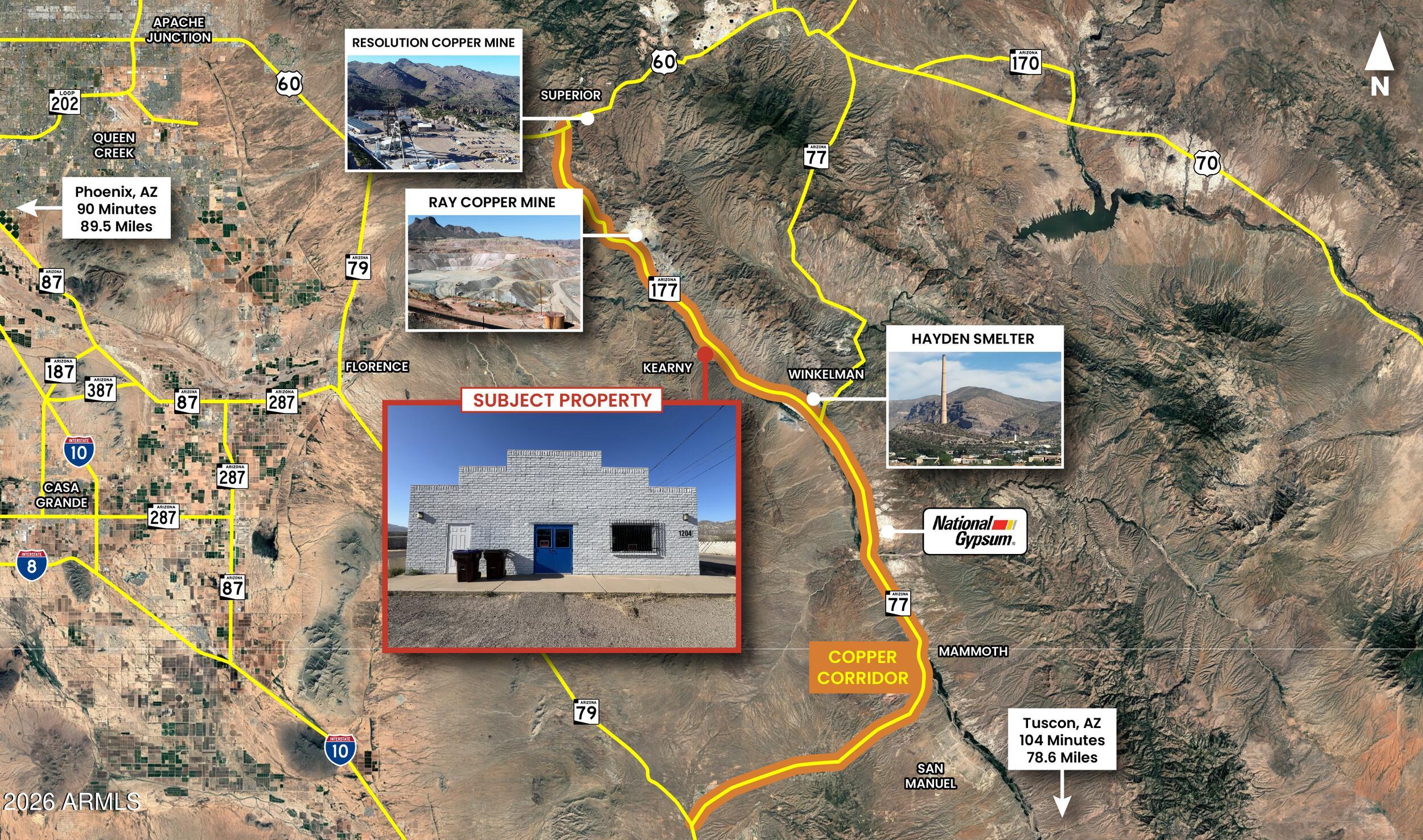 1204 S EMORY Drive, Kearny, AZ 85137