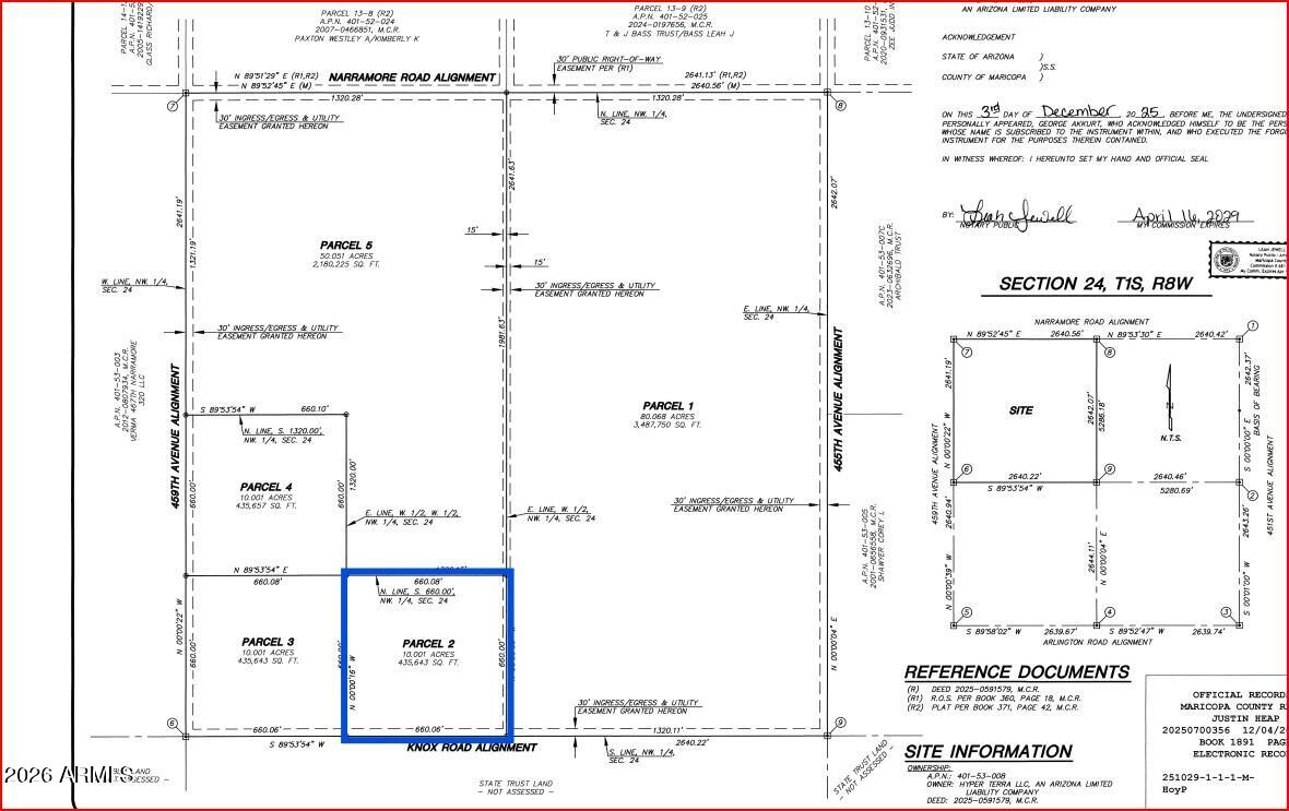 459XX W Narramore Road -, Arlington, AZ 85322