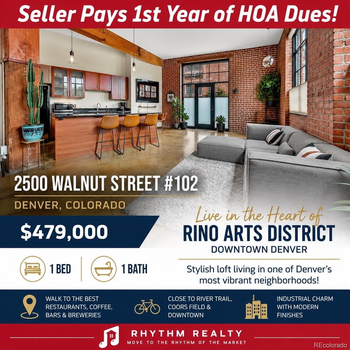 2500 Walnut Street #102, Denver, CO 80205