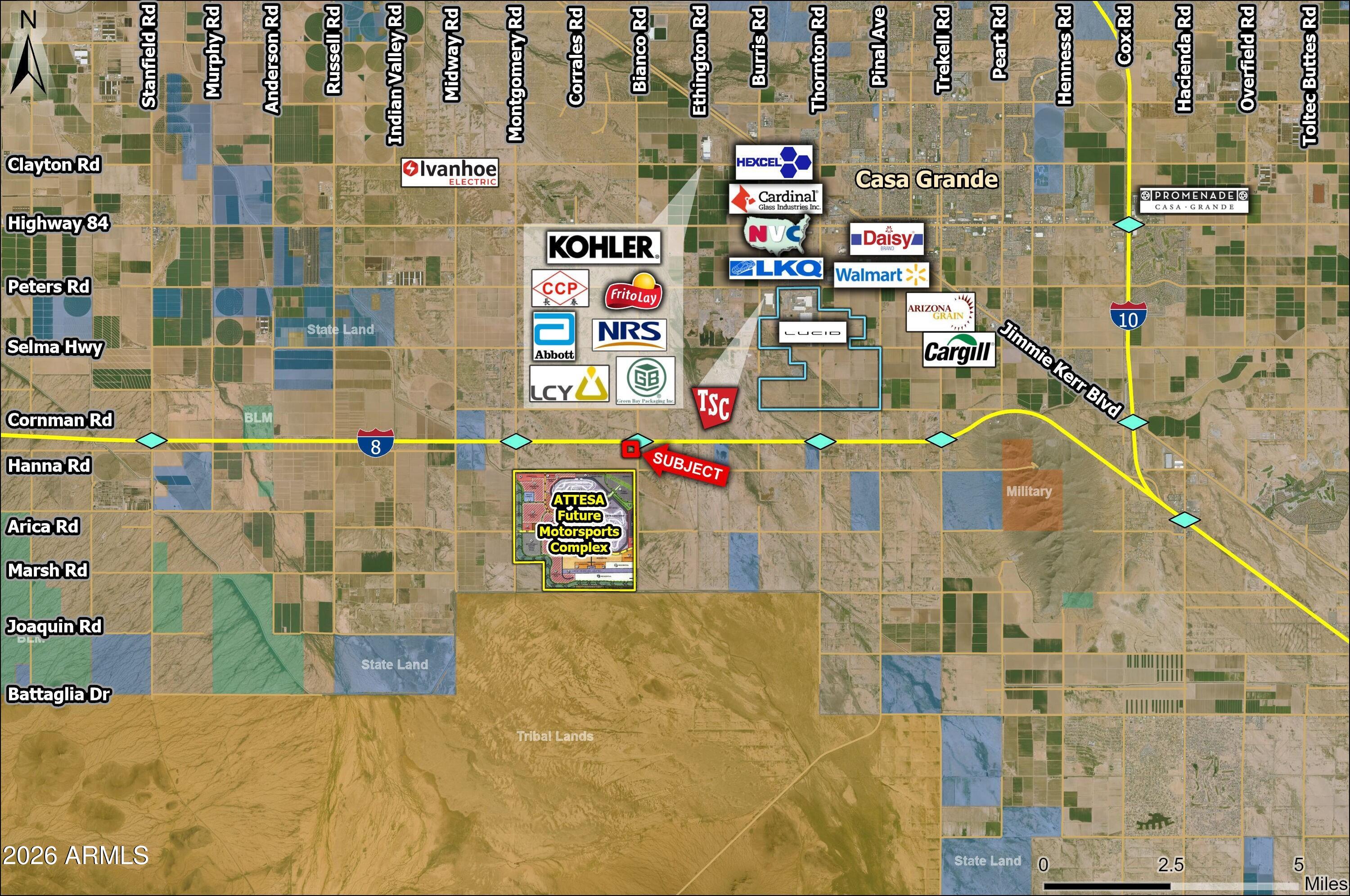 0 S Bianco Road -, Stanfield, AZ 85172