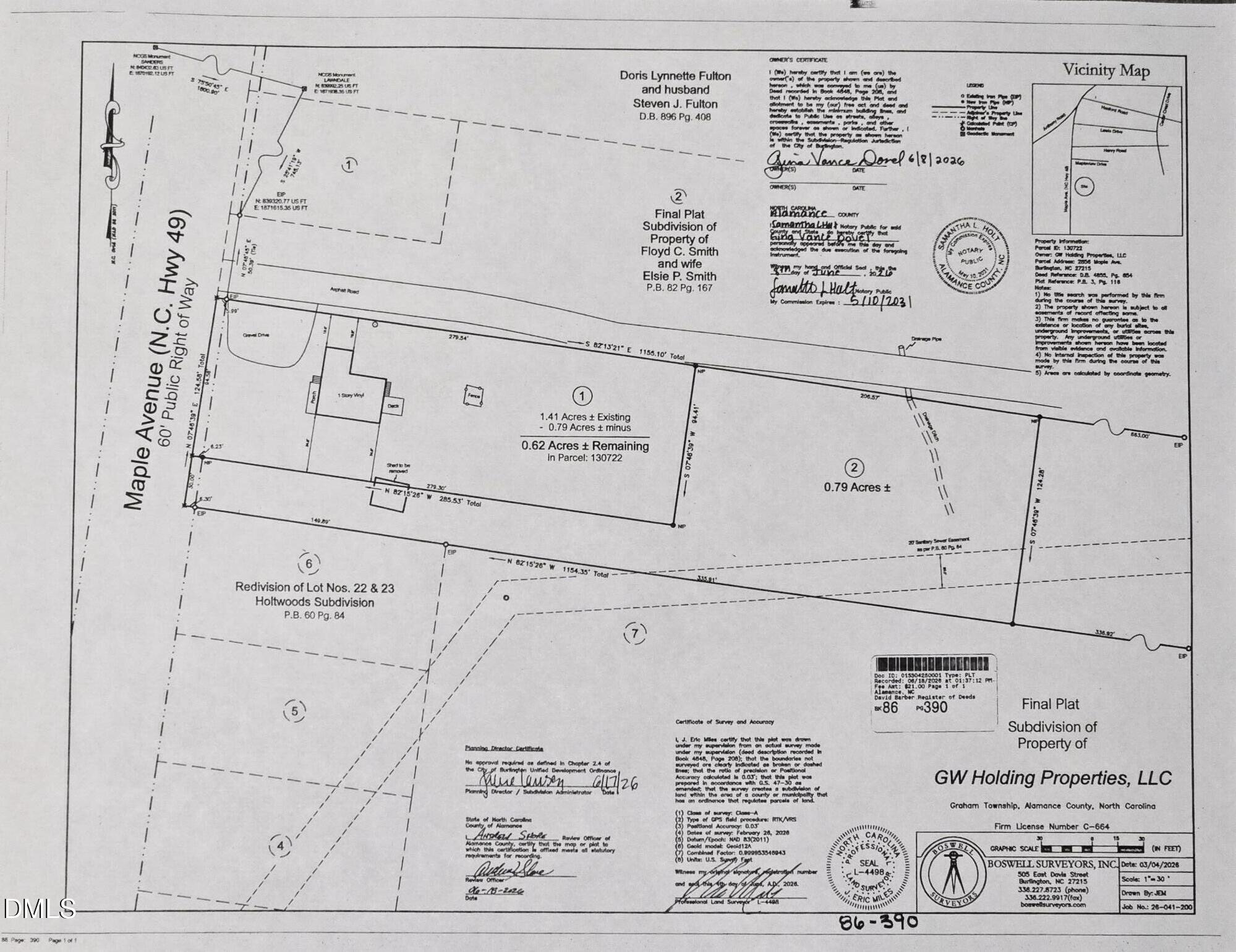 00 Maple Avenue, Burlington, NC 27215