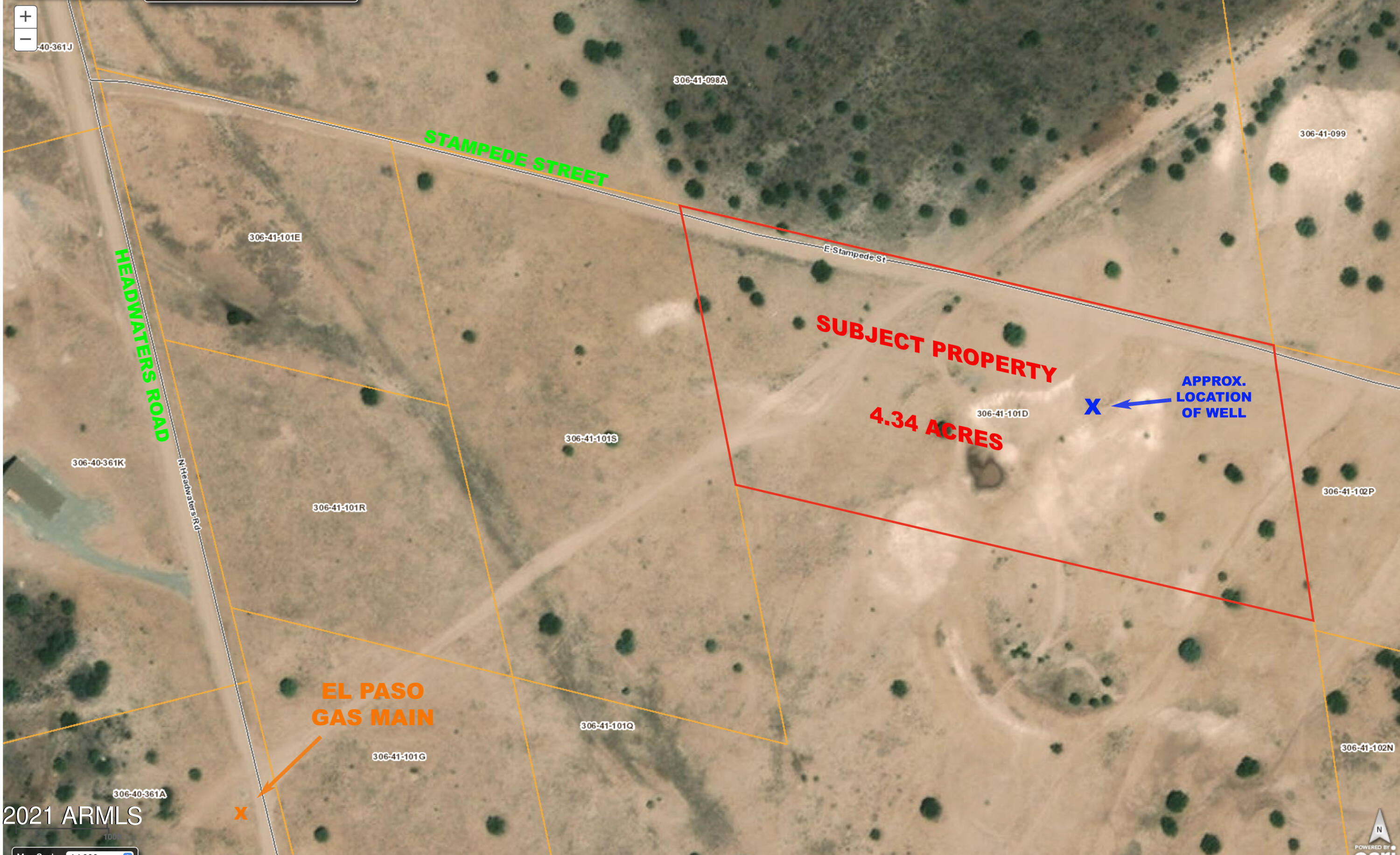 4.34 ACRES E. STAMPEDE (NO ADDRESS) Street 15, Paulden, AZ 86334