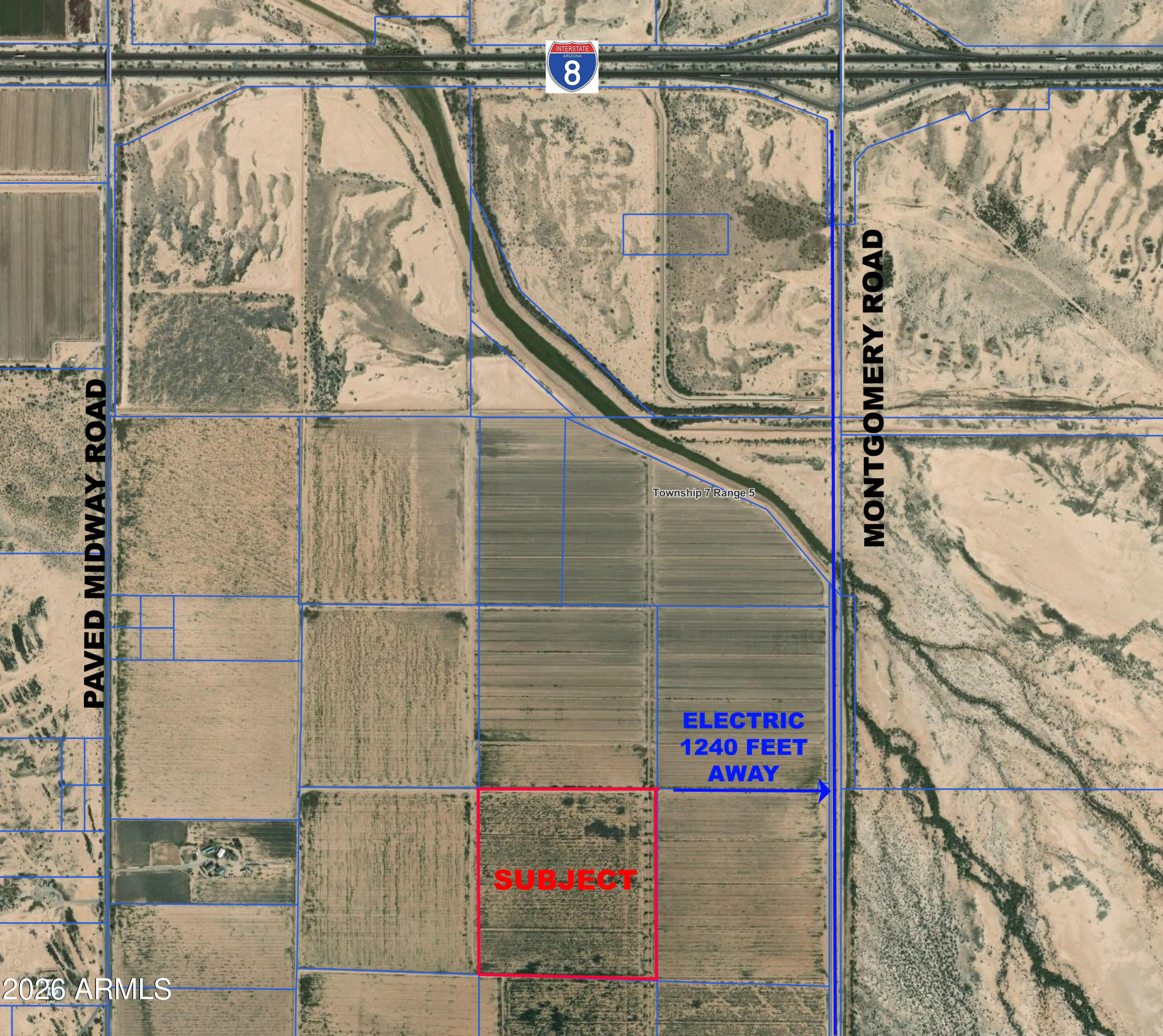 39.5 ACRES MONTGOMERY (NO ADDRESS) Road 10, Casa Grande, AZ 85193