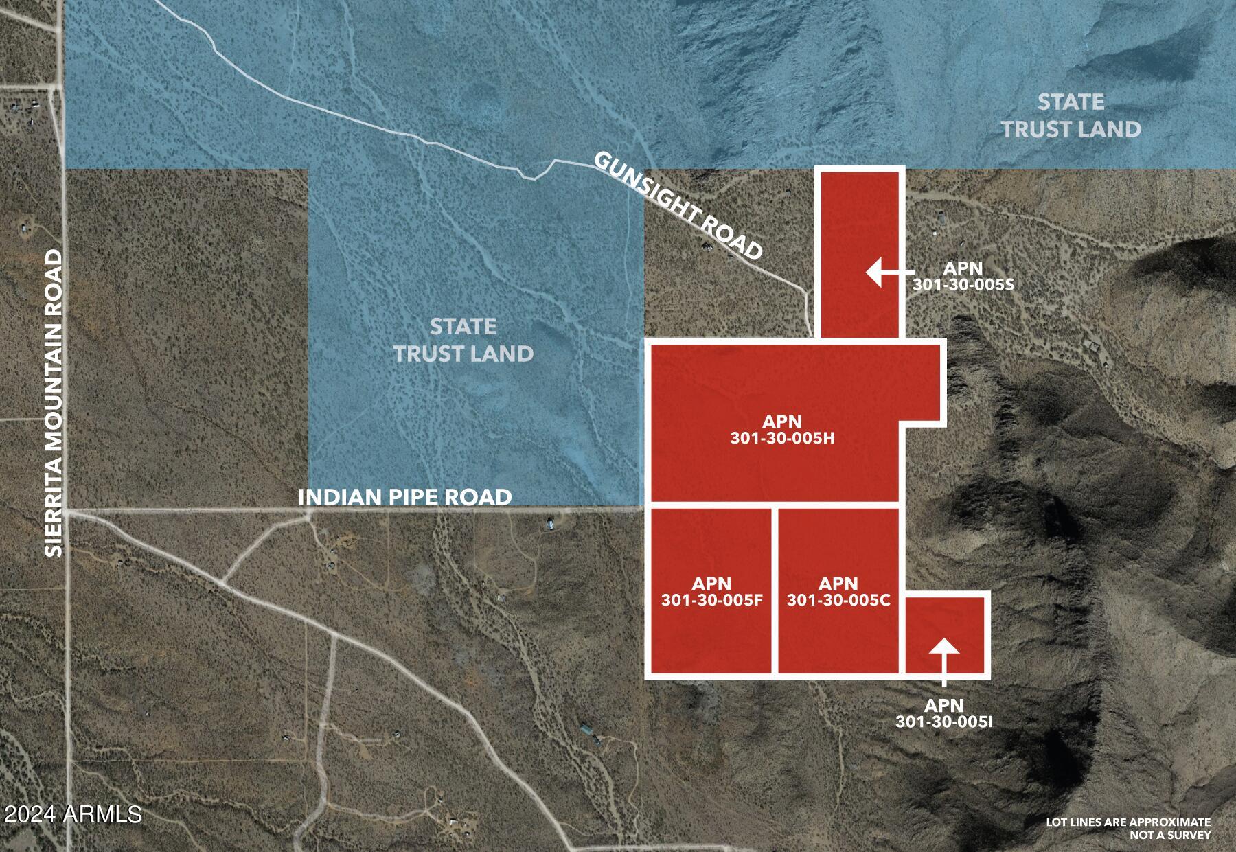 156acres Gunsight Road -, Tucson, AZ 85736