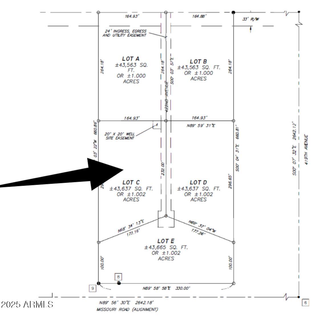 422XX W Bethany Home Road Lot C, Tonopah, AZ 85354