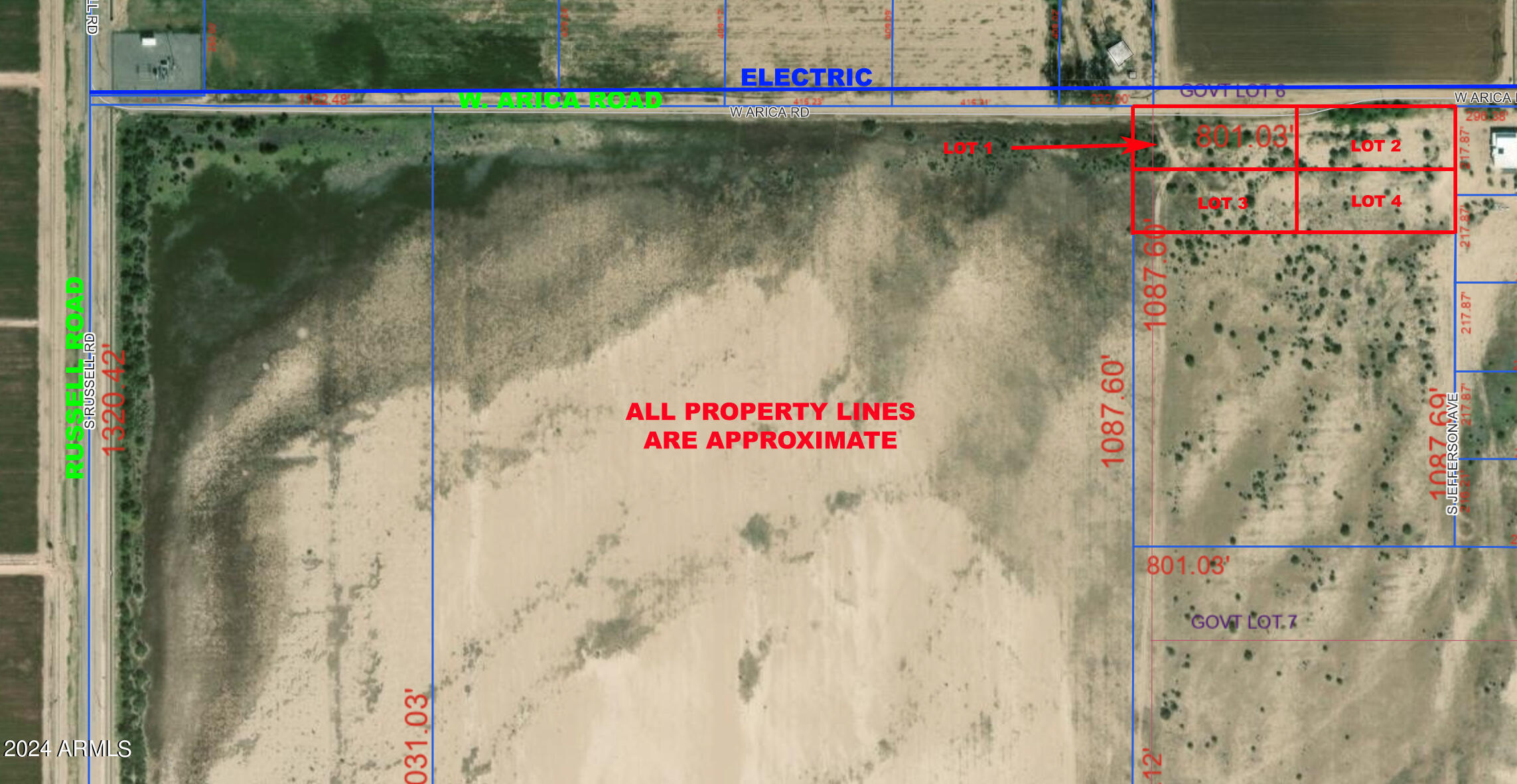 LOT 4 W ARICA (NO ADDRESS) Road 4, Casa Grande, AZ 85193