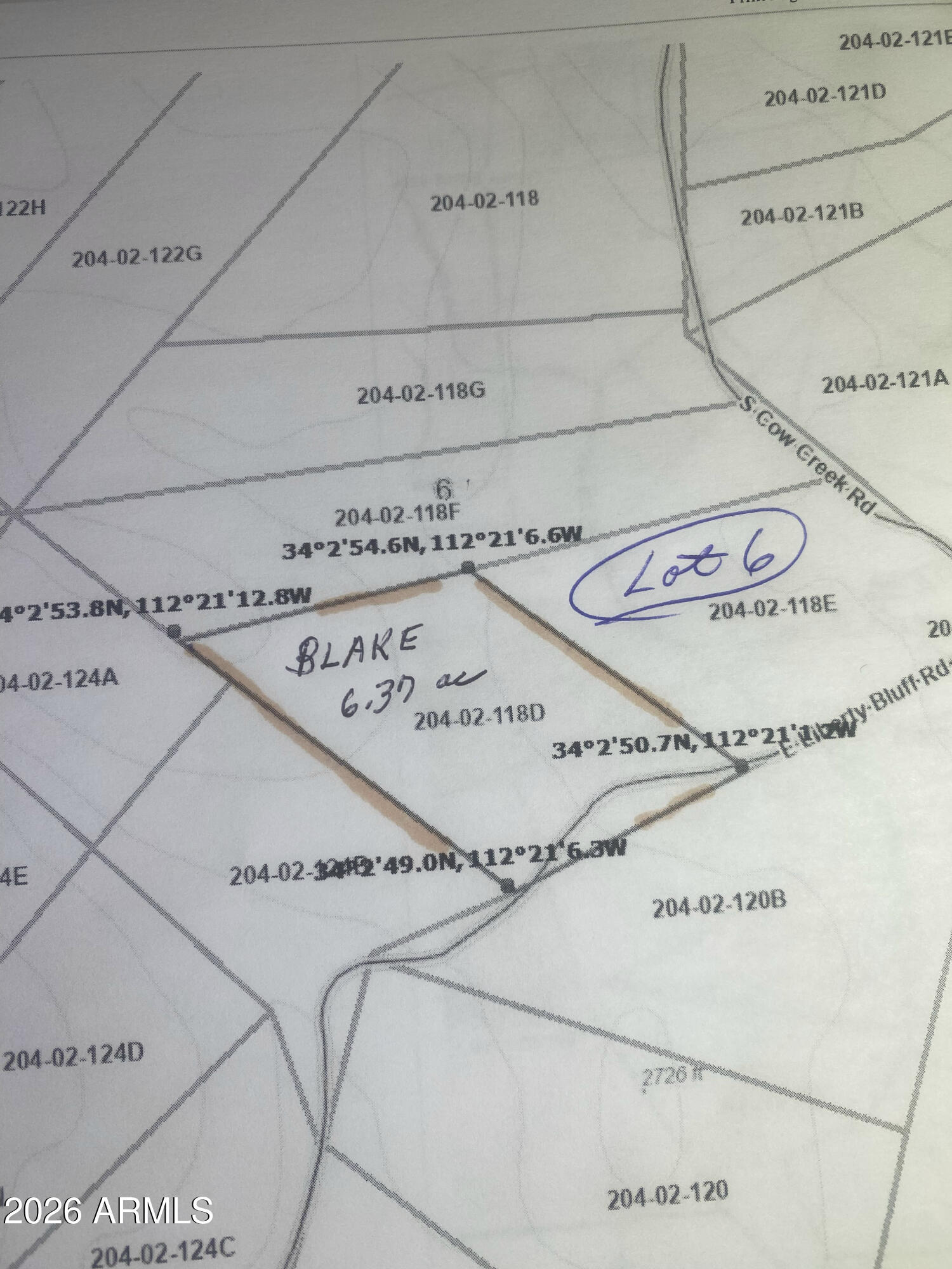 00XXX S Lake Pleasant / Cow Creek Road 6, Morristown, AZ 85342