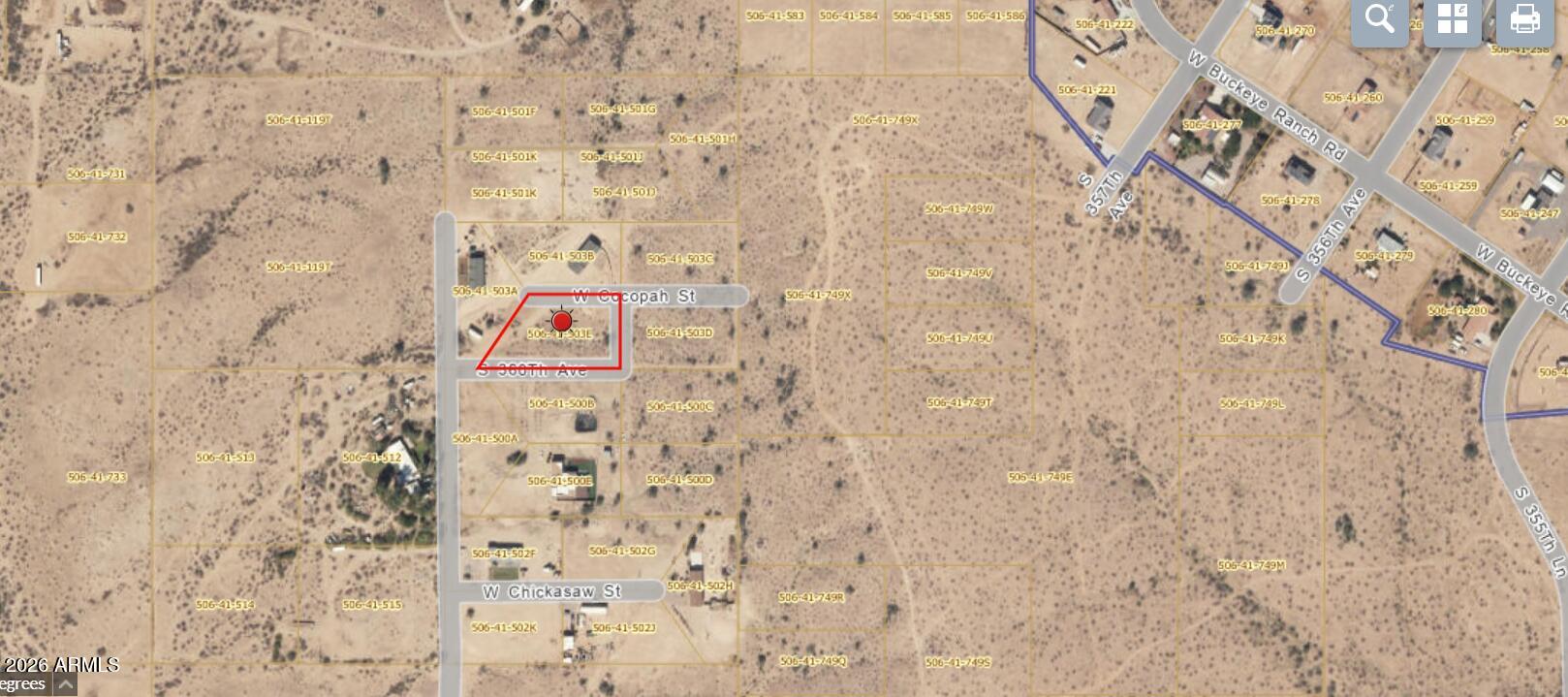 361st and Lower buckeye Lot E, Tonopah, AZ 85354