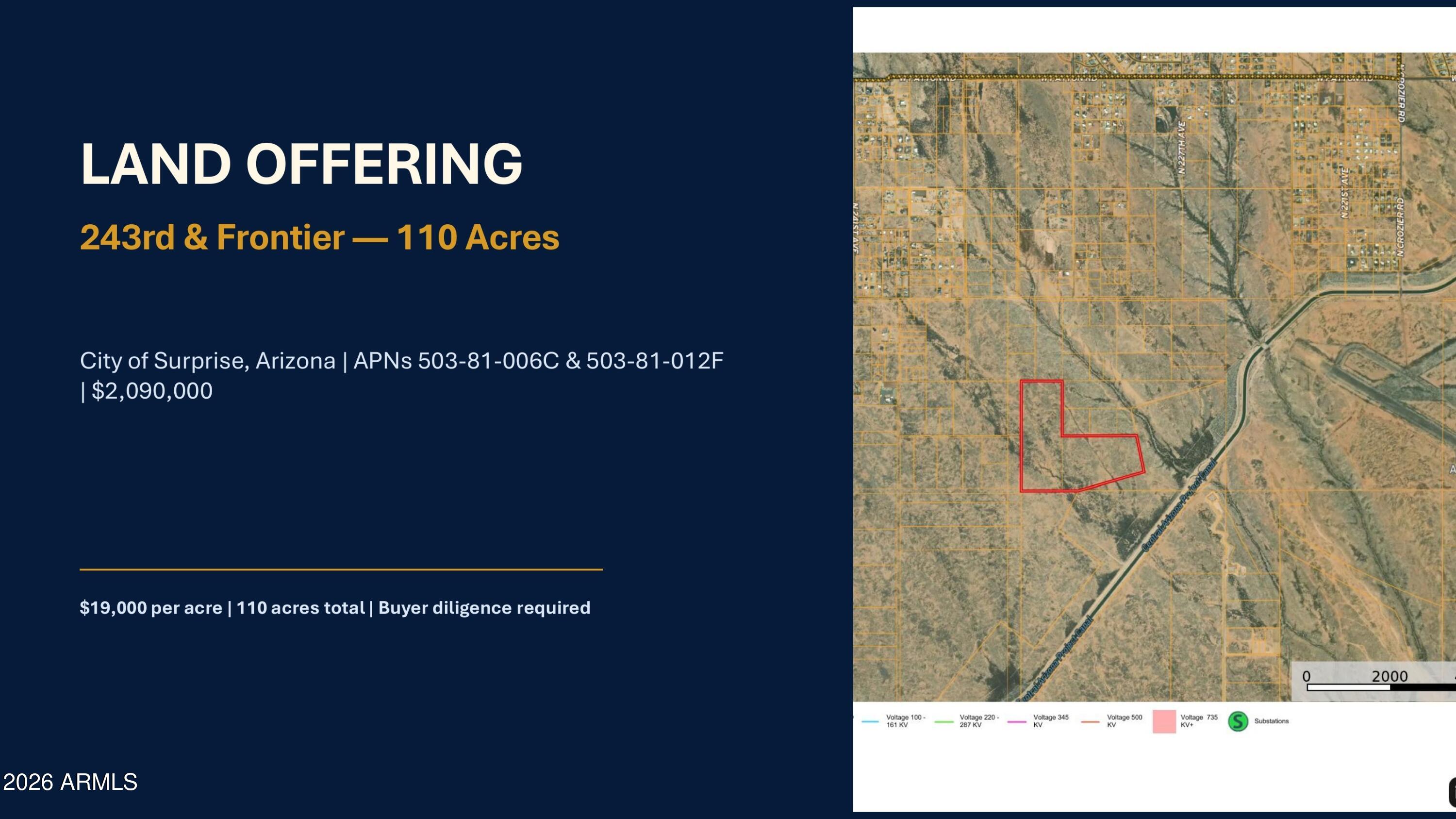 0 W FRONTIER Drive -, Wittmann, AZ 85361