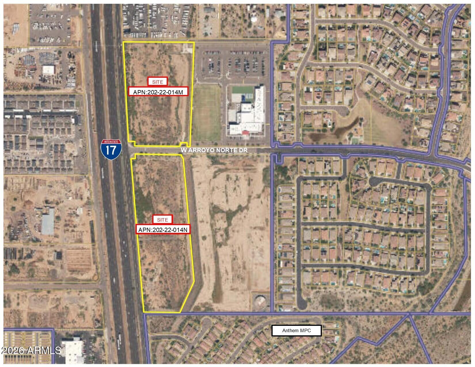 4000 W ARROYO NORTE Avenue Metes & Bounds, New River, AZ 85087