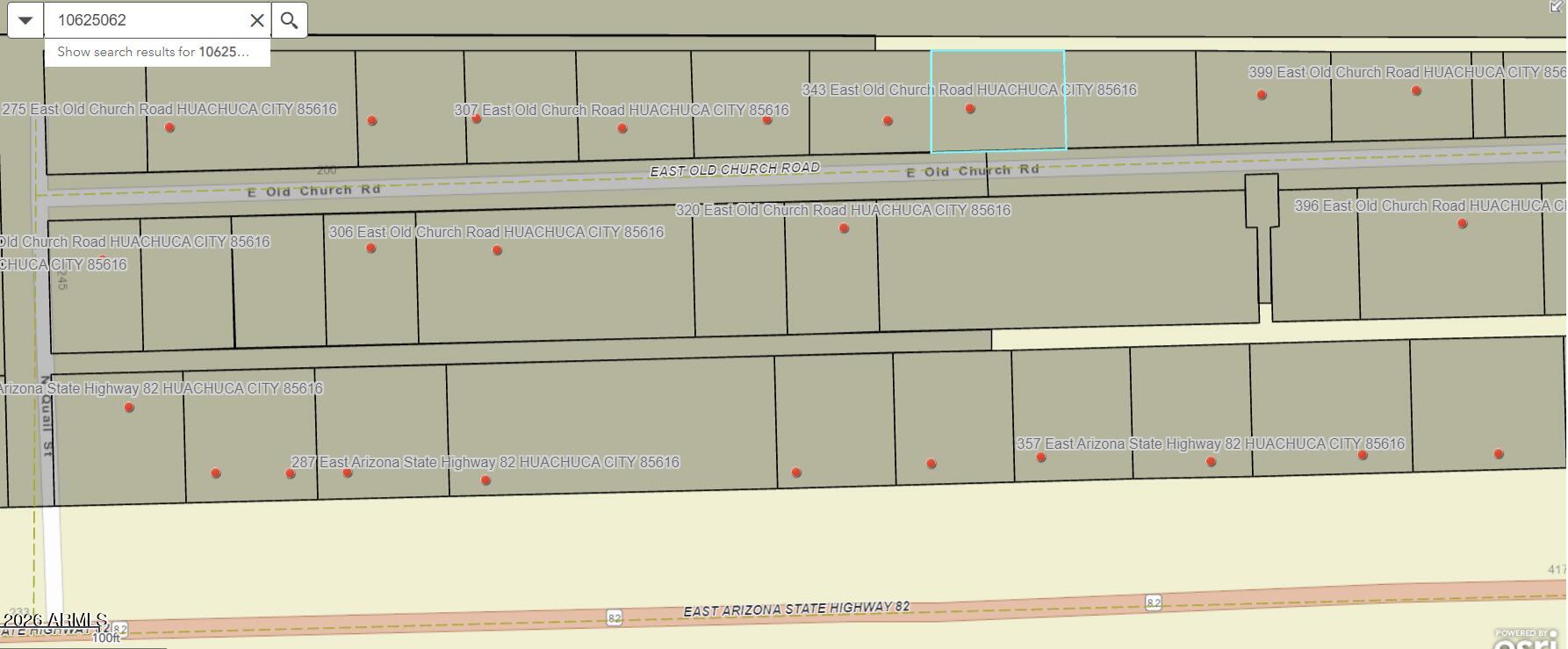343 E OLD CHURCH Road -, Huachuca City, AZ 85616