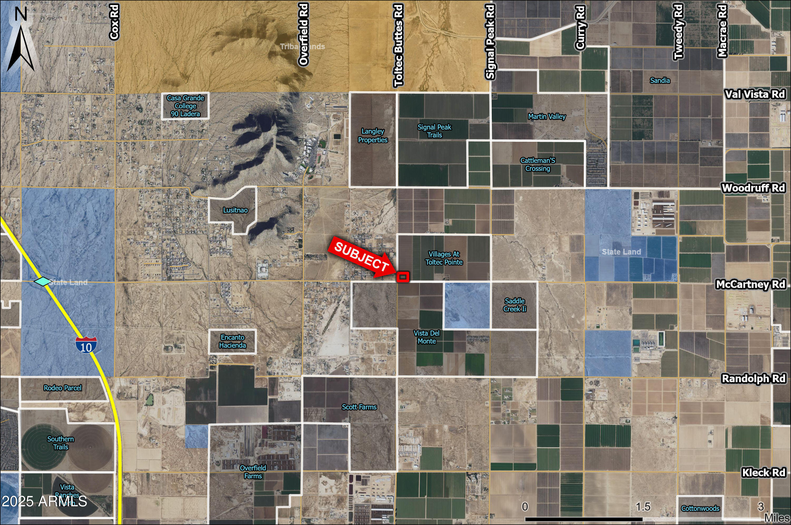0 E McCartney Road -, Coolidge, AZ 85128