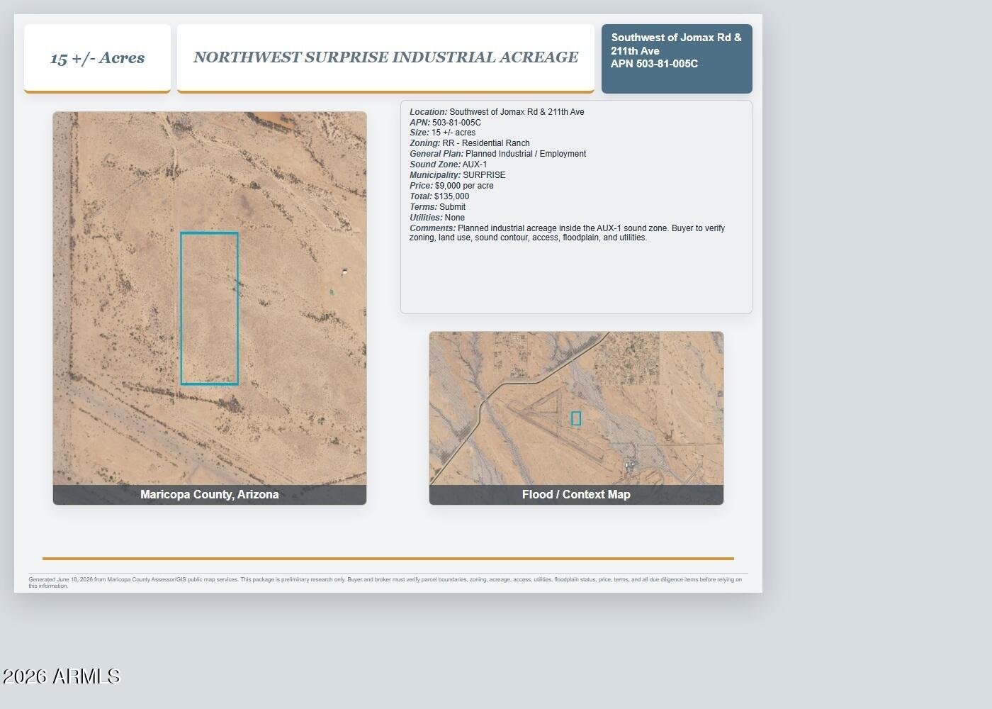 211xx W Yearling Road -, Wittmann, AZ 85361