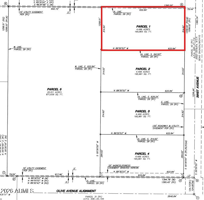 391XX W Olive Avenue Parcel 1, Tonopah, AZ 85354