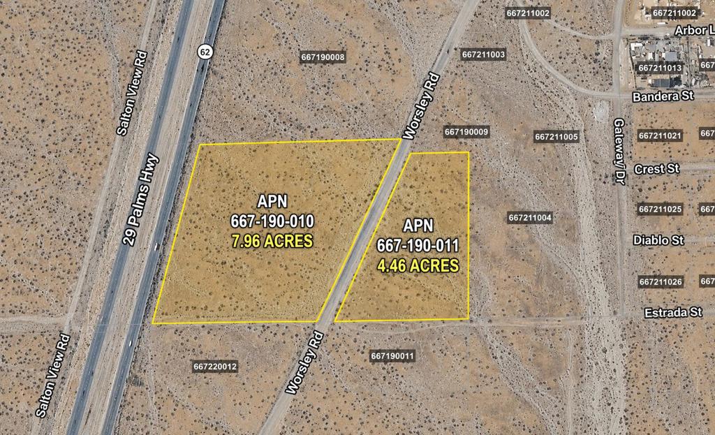Apn 667-190-010 & 667-190-011