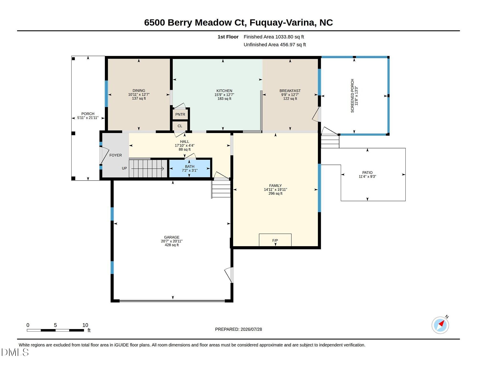 6500 Berry Meadow Court, Fuquay Varina, NC 27526