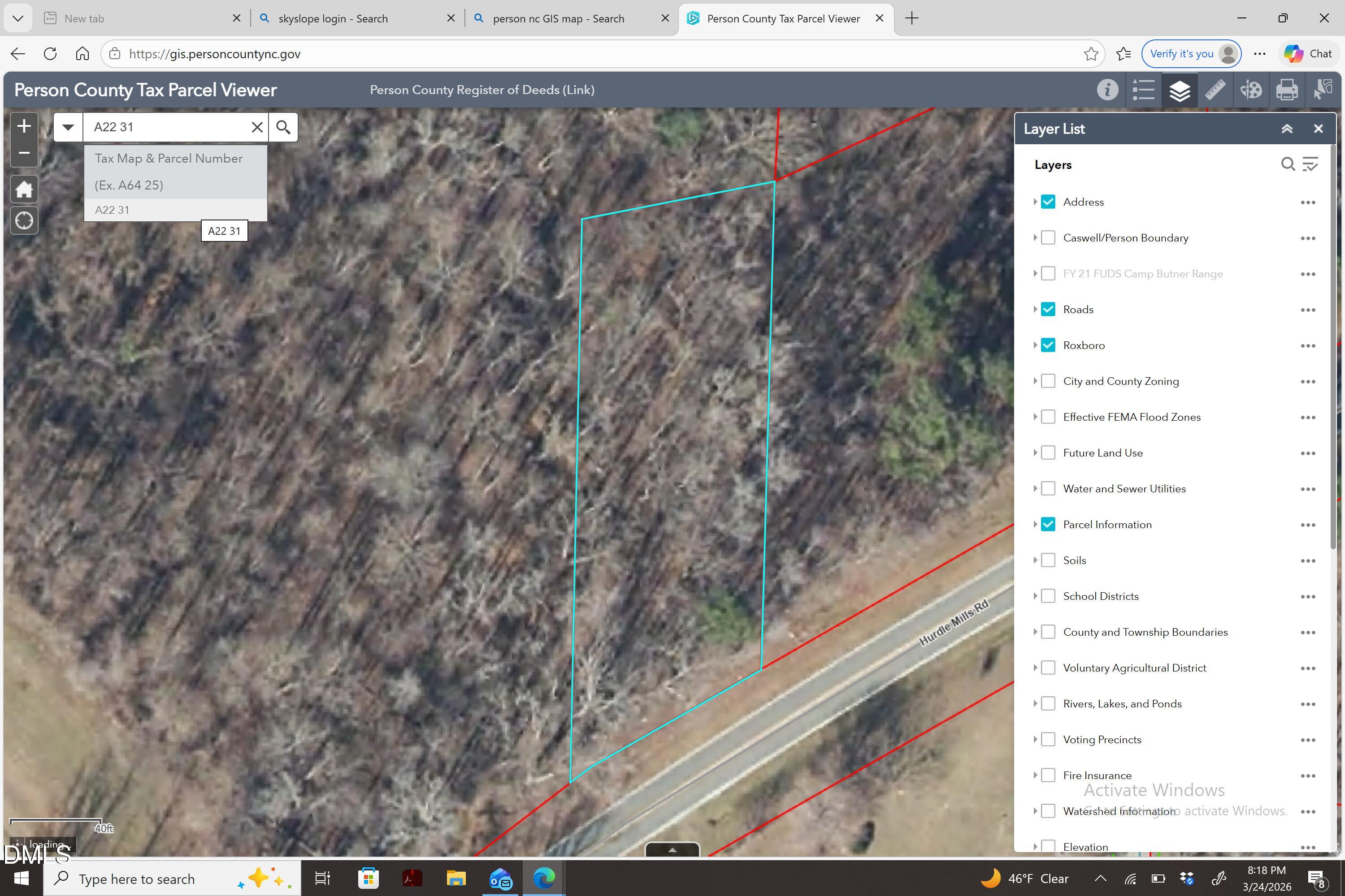 0 Hurdle Mills Road, Roxboro, NC 27574