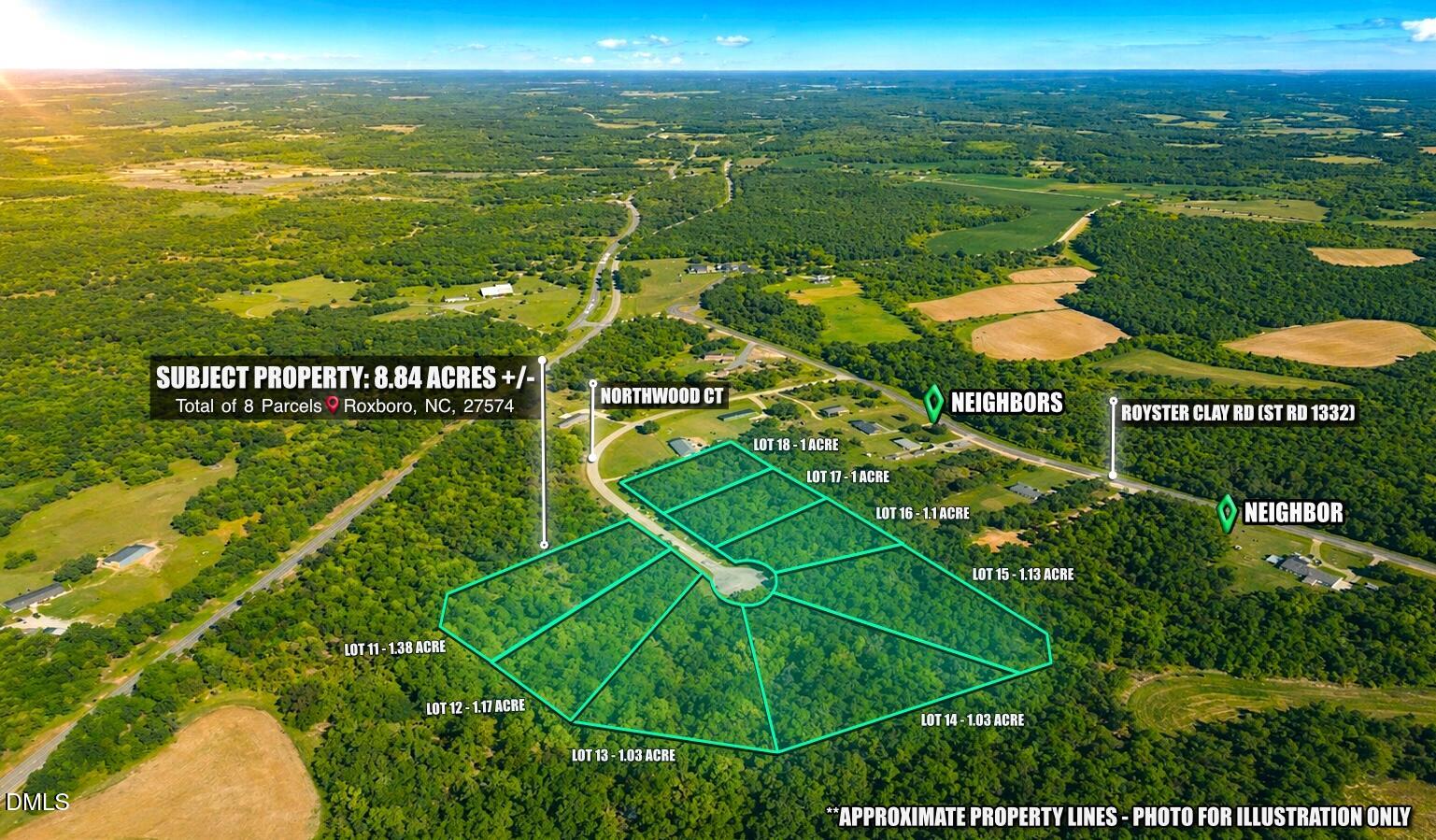 Lots 11-18 Northwood Court, Roxboro, NC 27574