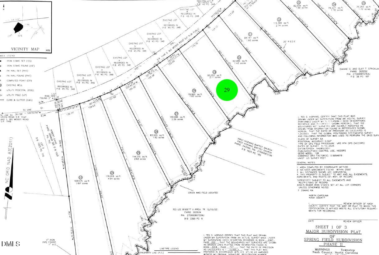 Lot 29 S Big Woods Road, Spring Hope, NC 27882