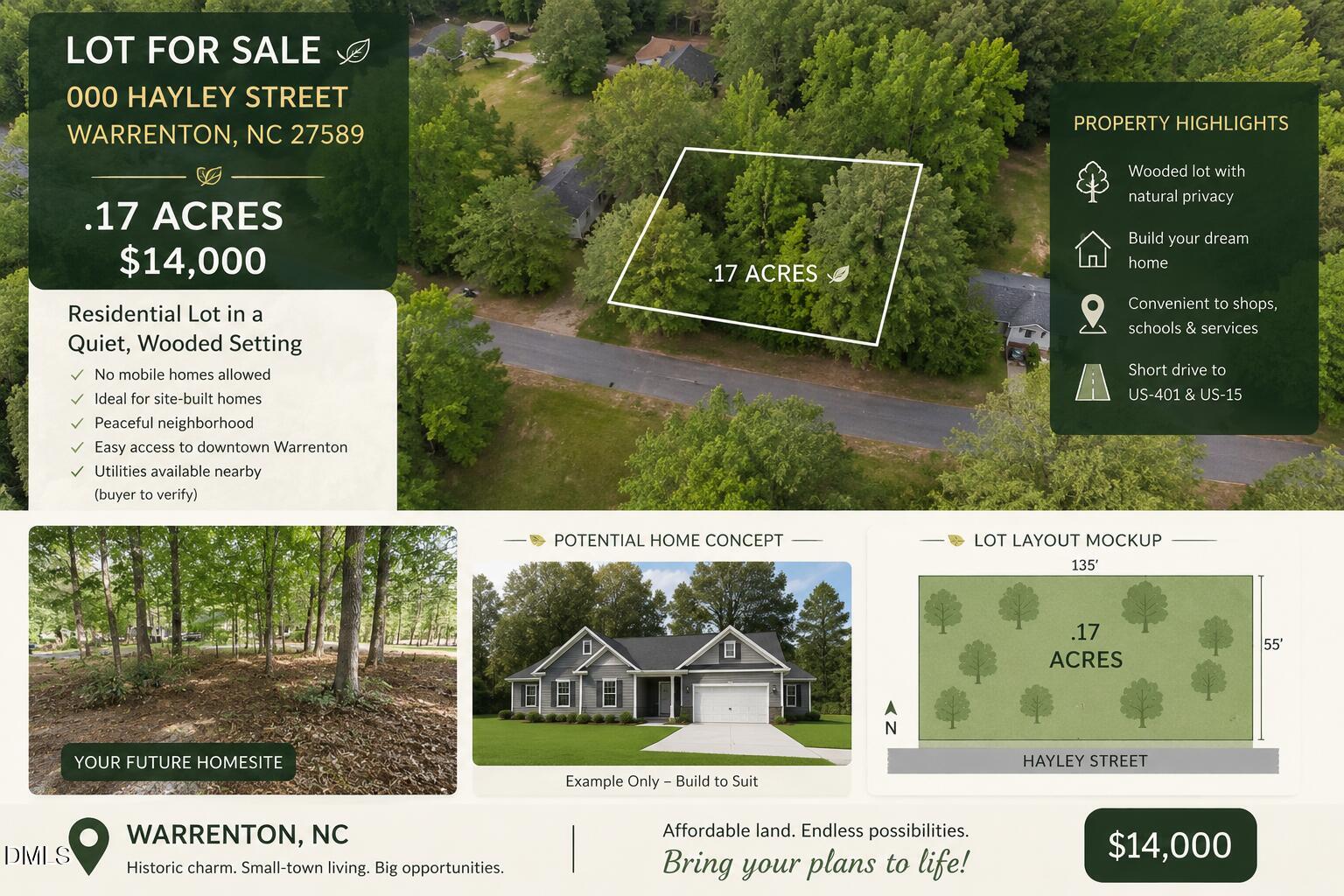 0000 Hayley Street, Warrenton, NC 27589