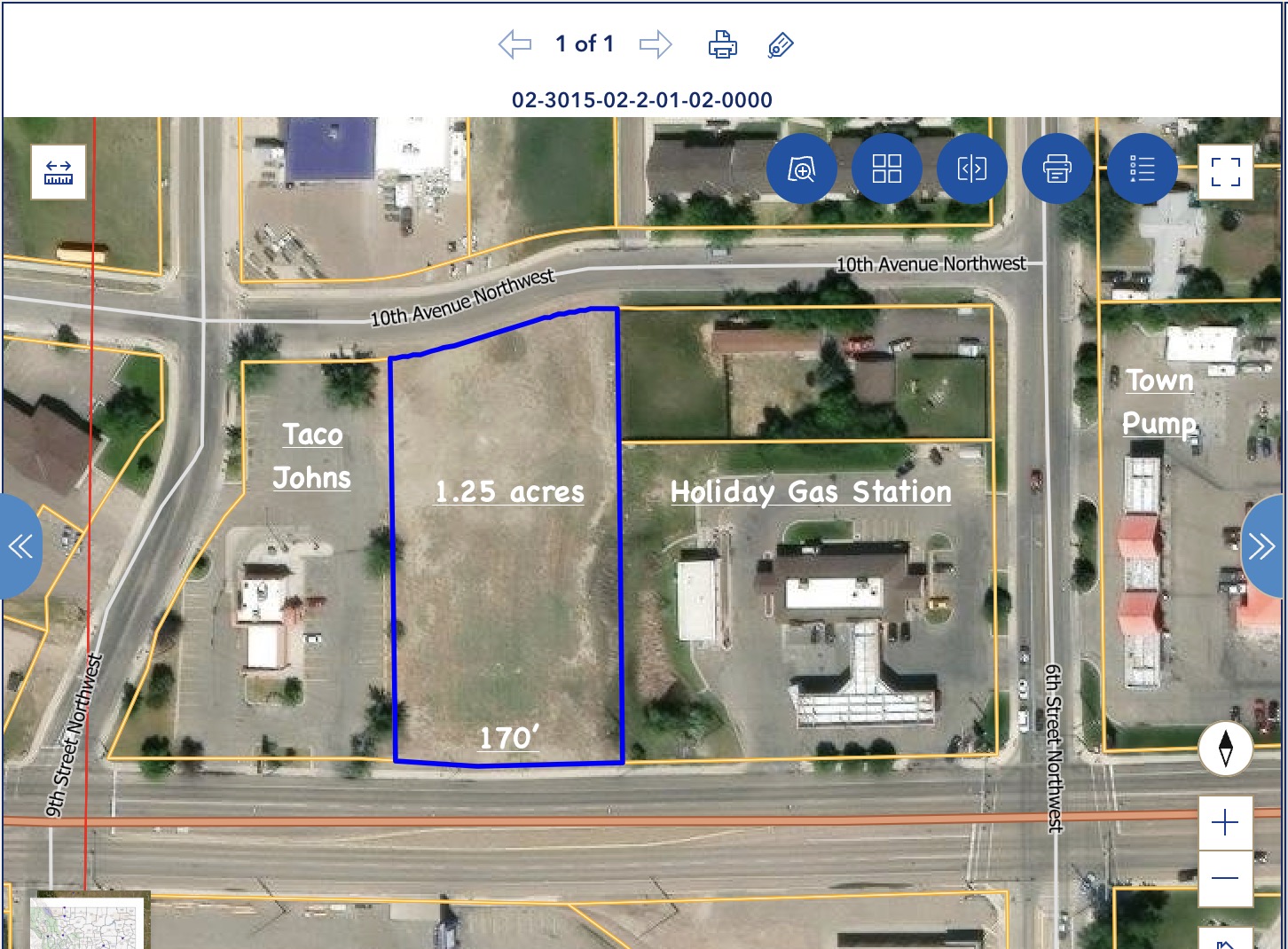 1.25 Acres NW Bypass