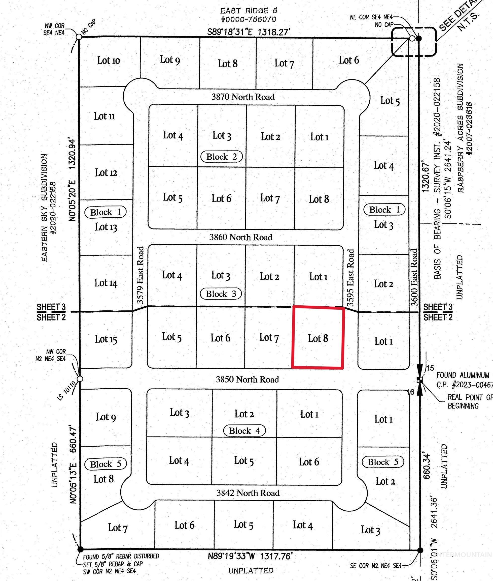 Lot 8 Block 3 North Sixty Subdivision, Kimberly ID 83341