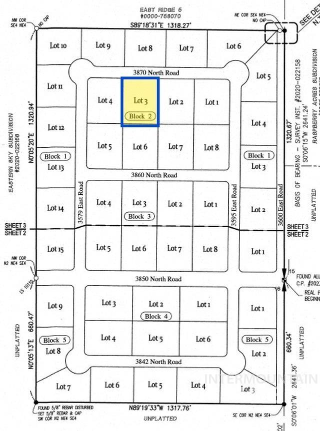 Lot 3 Block 2 North Sixty Subdivision, Kimberly ID 83341