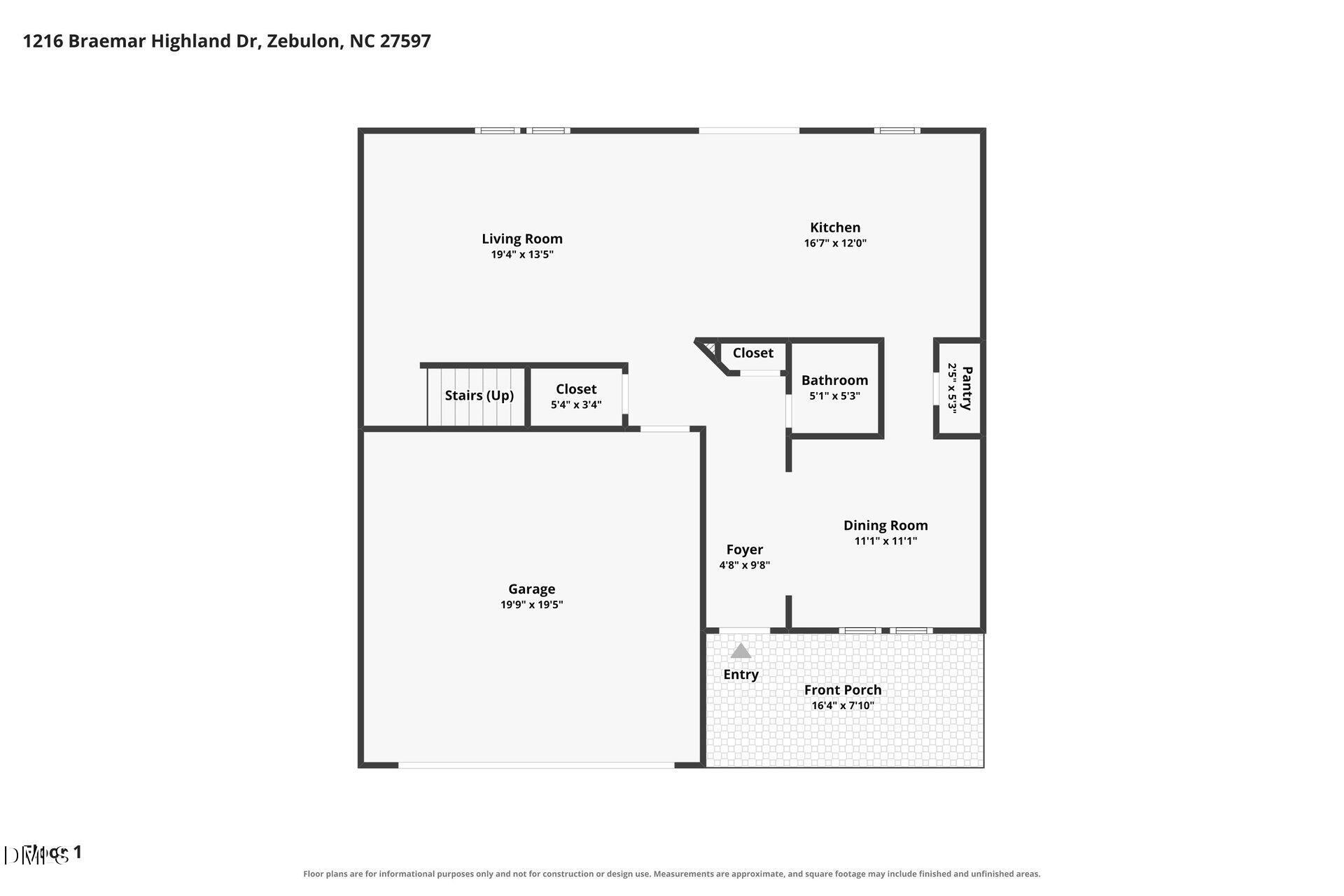 1216 Braemar Highland Drive, Zebulon, NC 27597