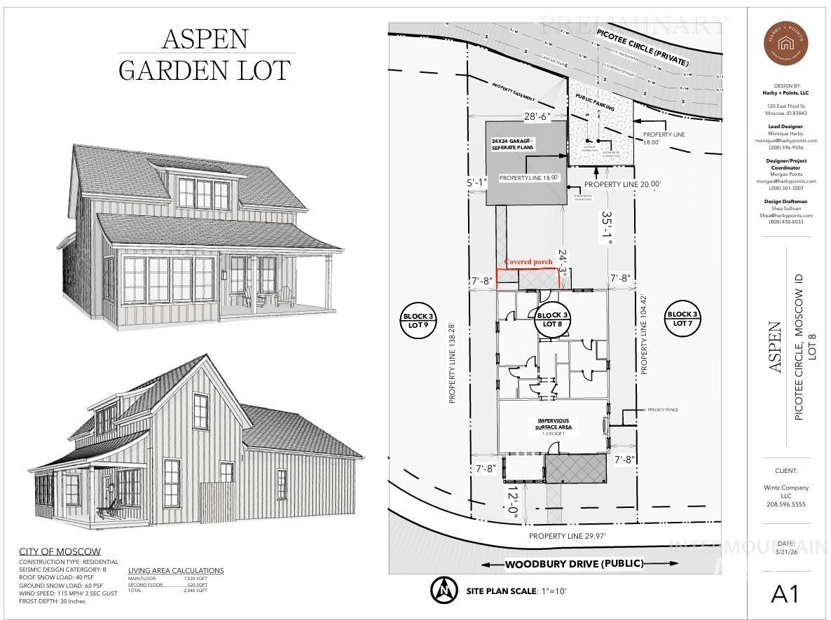 1466 Woodbury Dr   "aspen", Moscow ID 83843