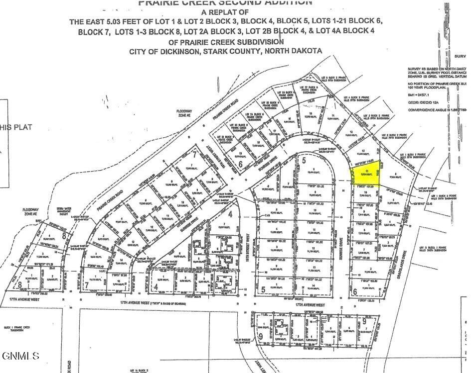 Block 6 Lot 11, Sunrise Drive, Dickinson, ND 58601