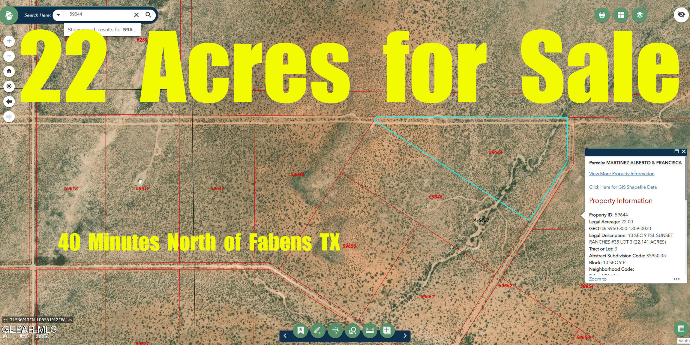 PN 59644 San Felipe Avenue, Ft Hancock, TX 79839