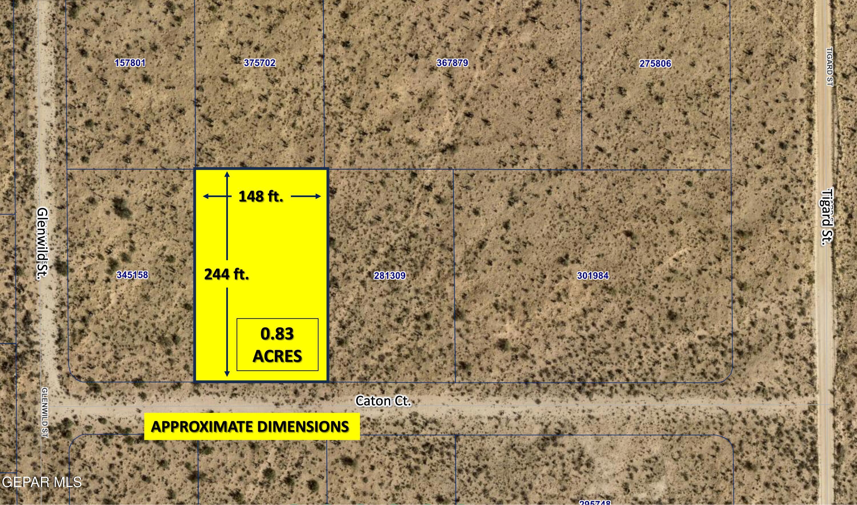 PN-299565 304 HORIZON CITY #37 LOT 9, El Paso, TX 79928