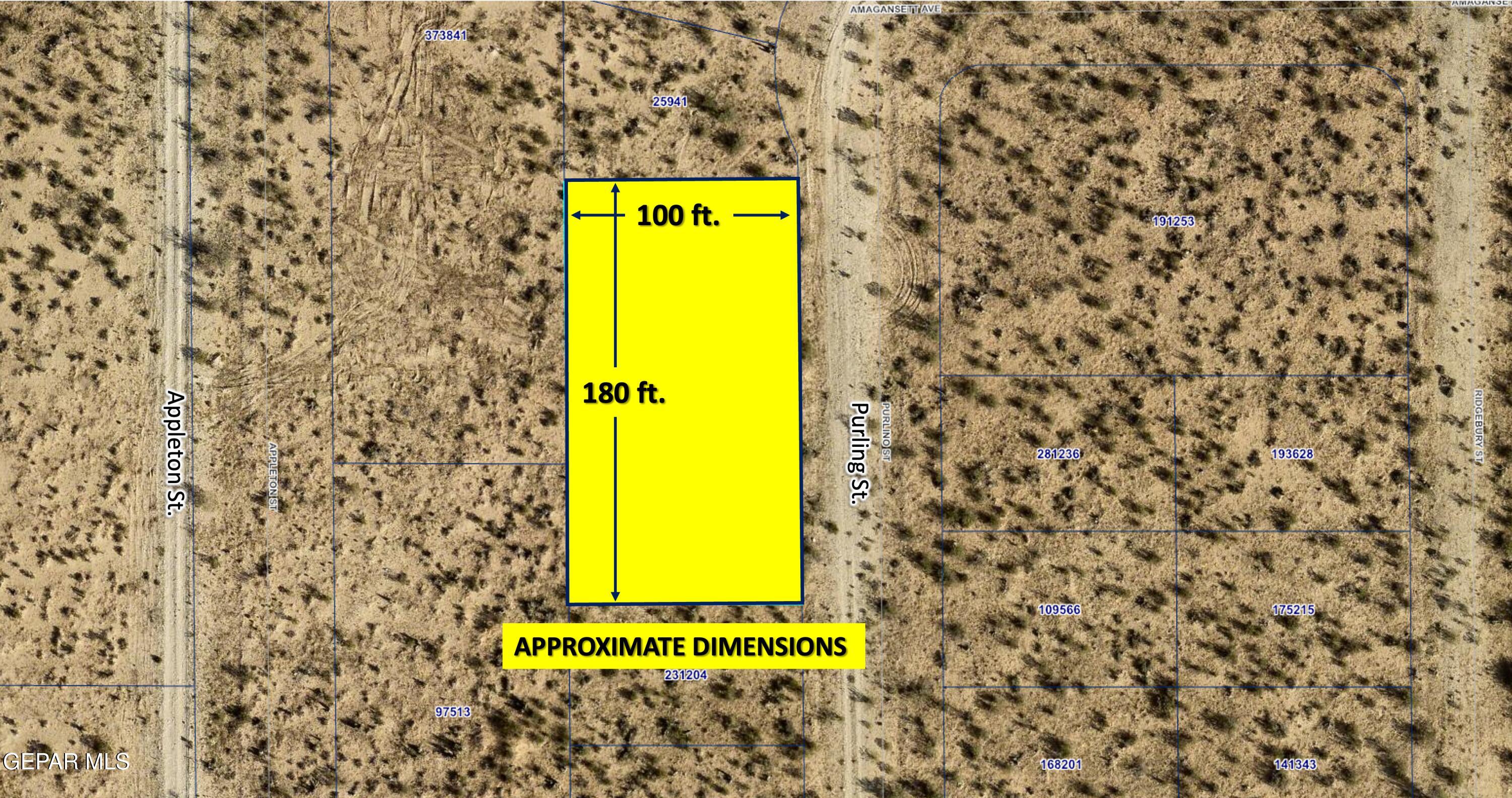 TBD Purling Street, El Paso, TX 79938