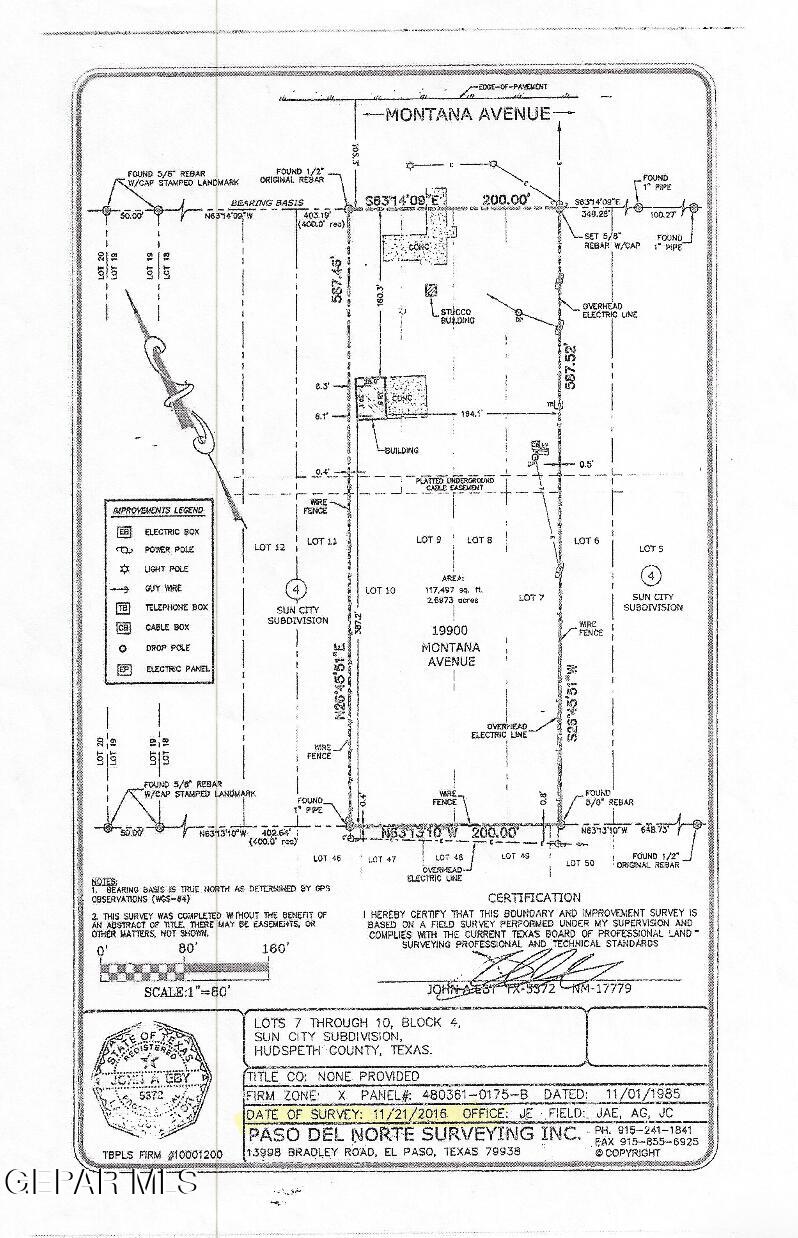 19900 Montana Avenue, Out of Service Area, OA 99999