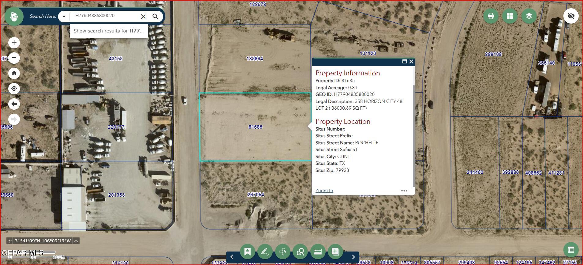 PN81685 Rochelle, Clint, TX 79938