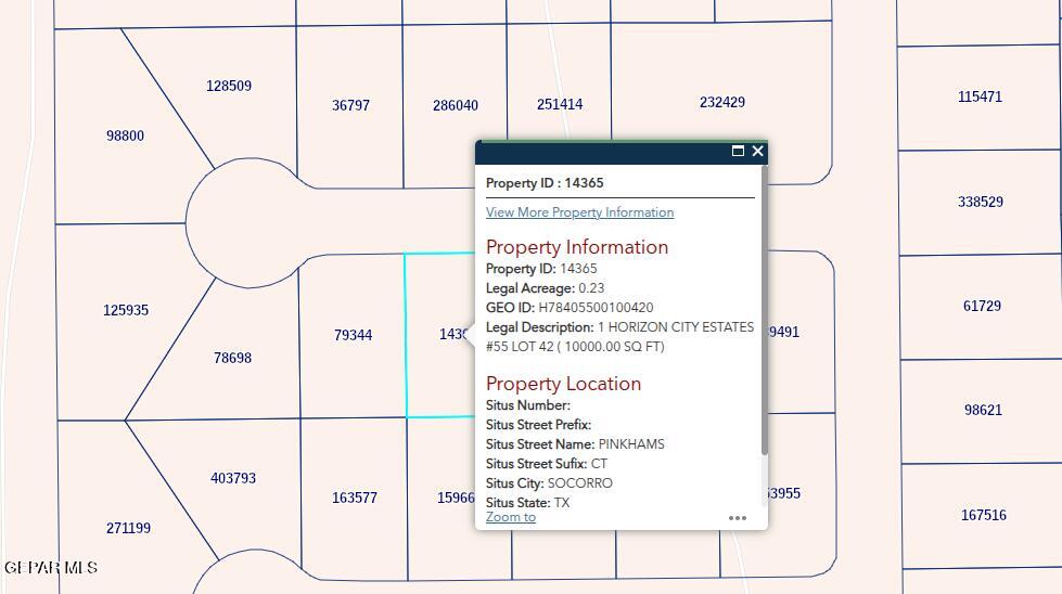 14365 Pinkhams, El Paso, TX 79938
