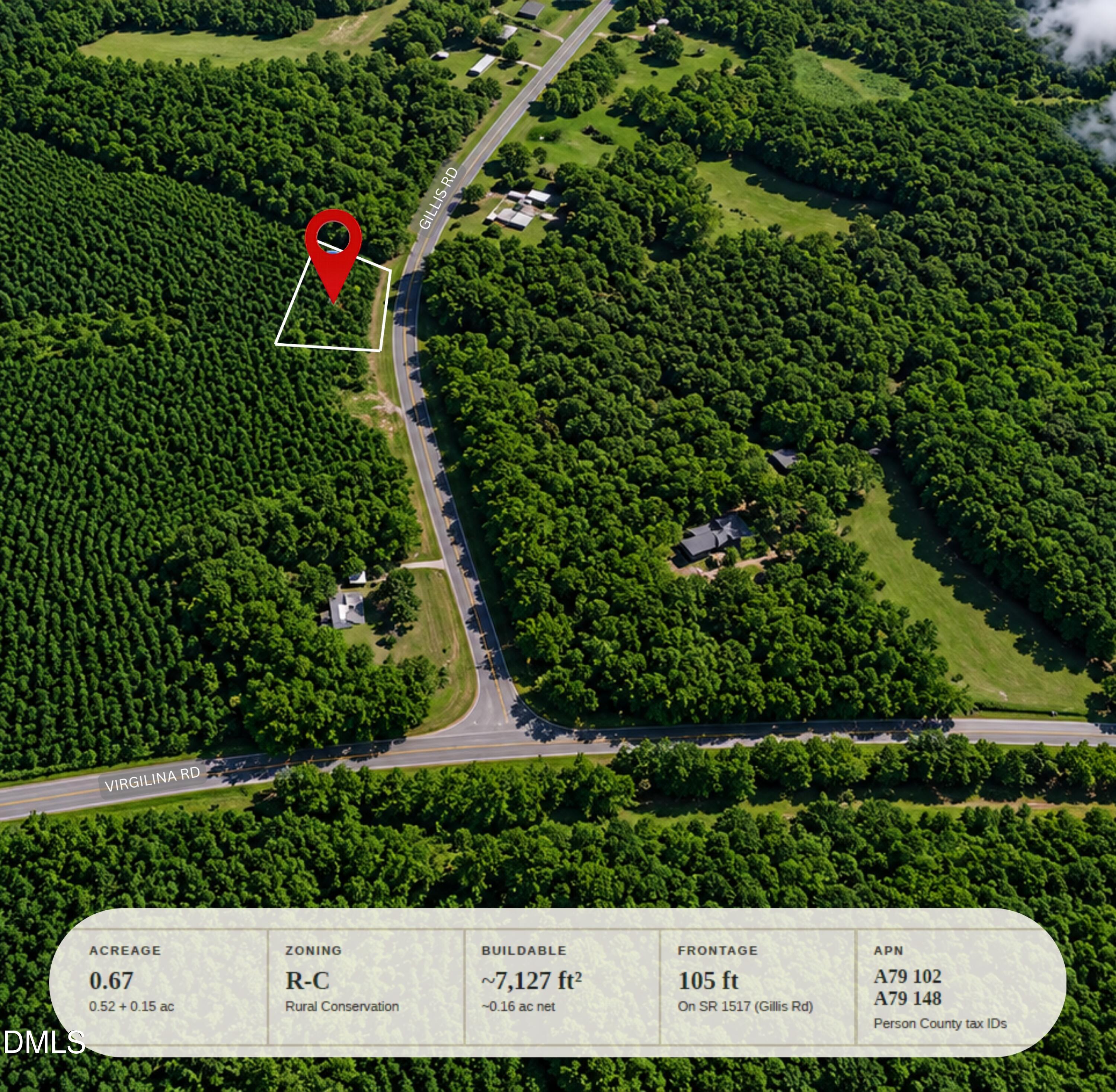 00-00 Gillis Road, Roxboro, NC 27574