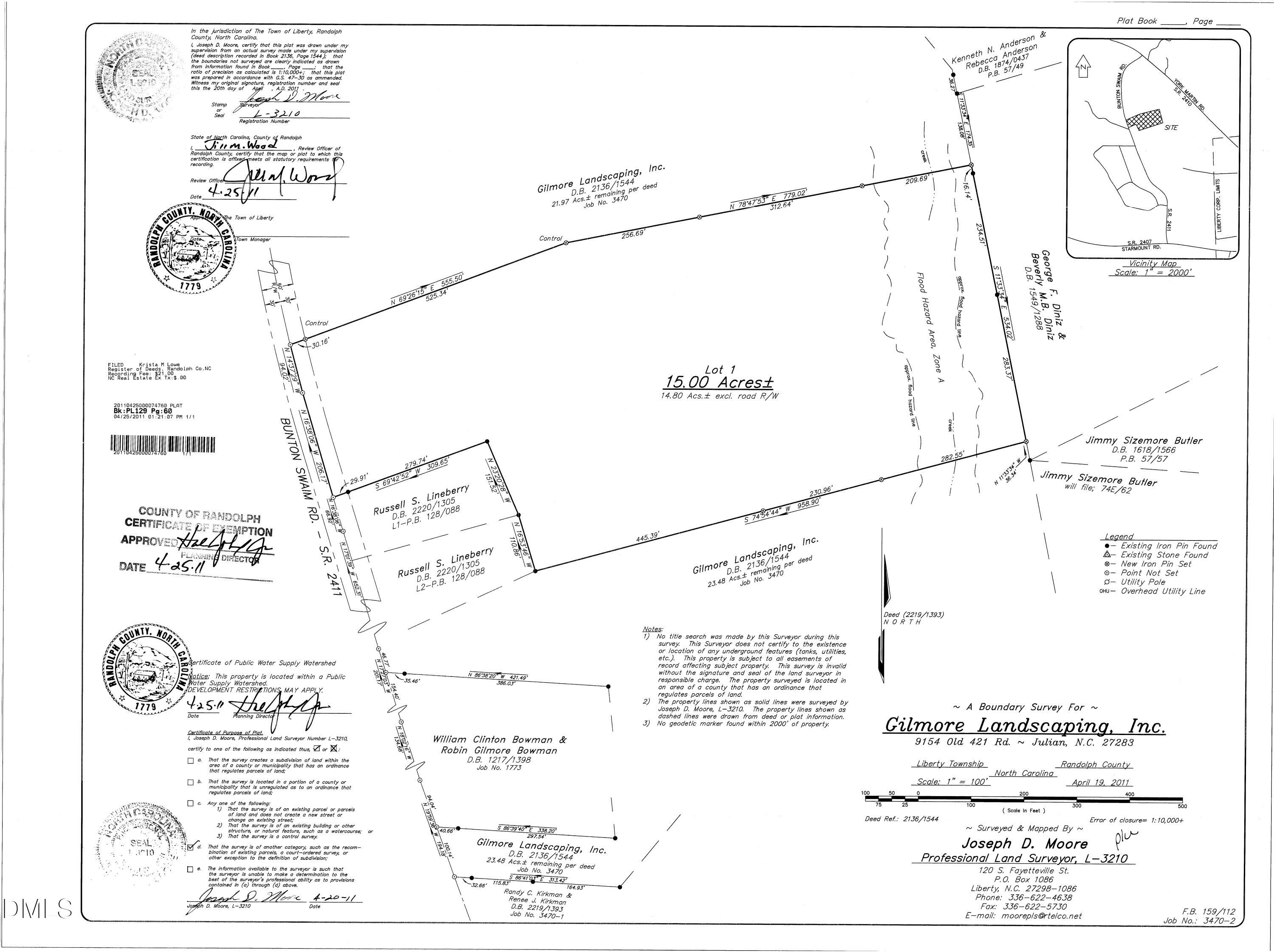 0 Bunton Swaim Road, Liberty, NC 27298