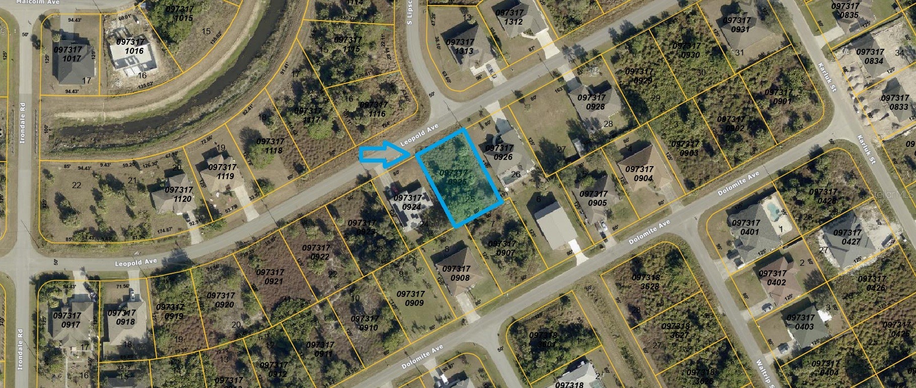 LOT 25, LEOPOLD AVENUE