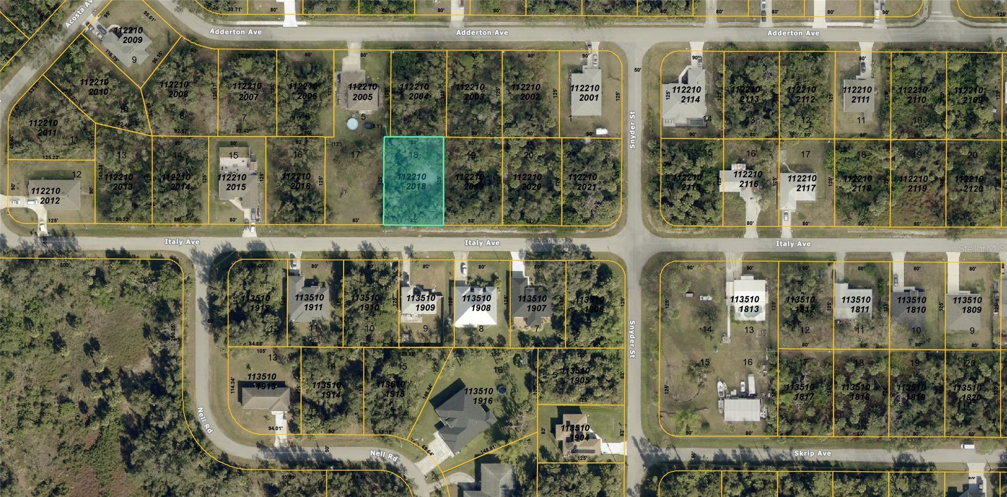 Lot 18 ITALY AVENUE