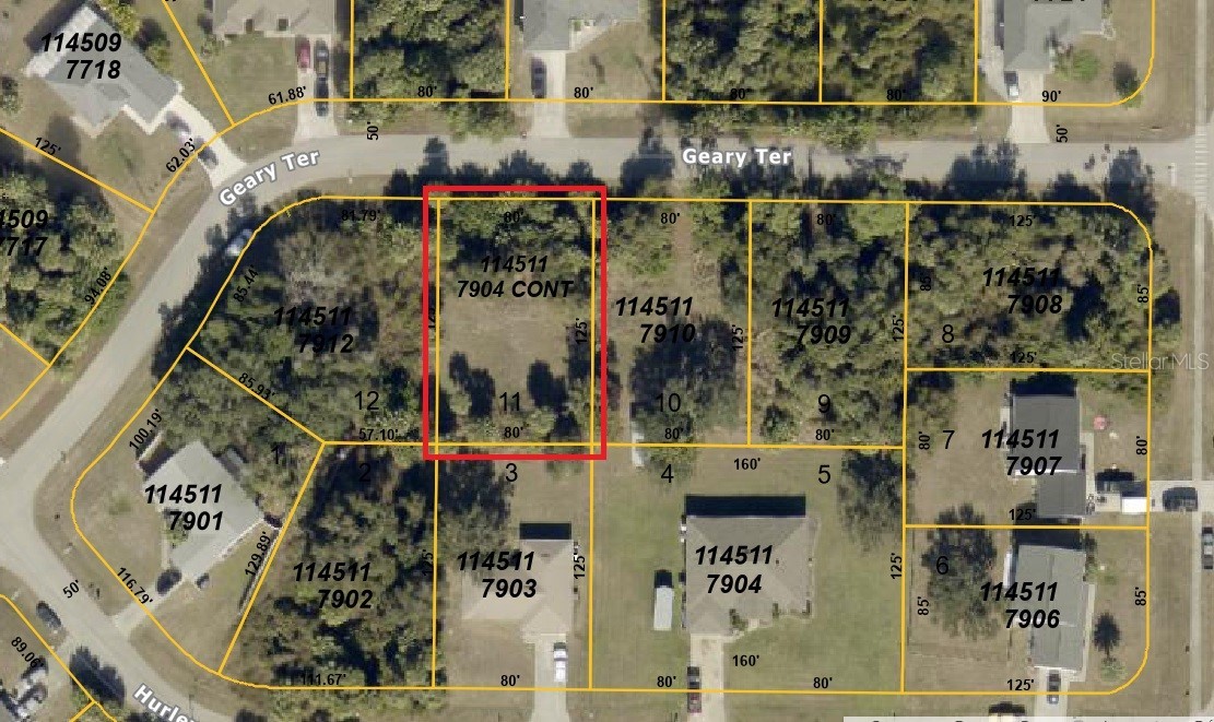 Lot 11 GEARY TERRACE