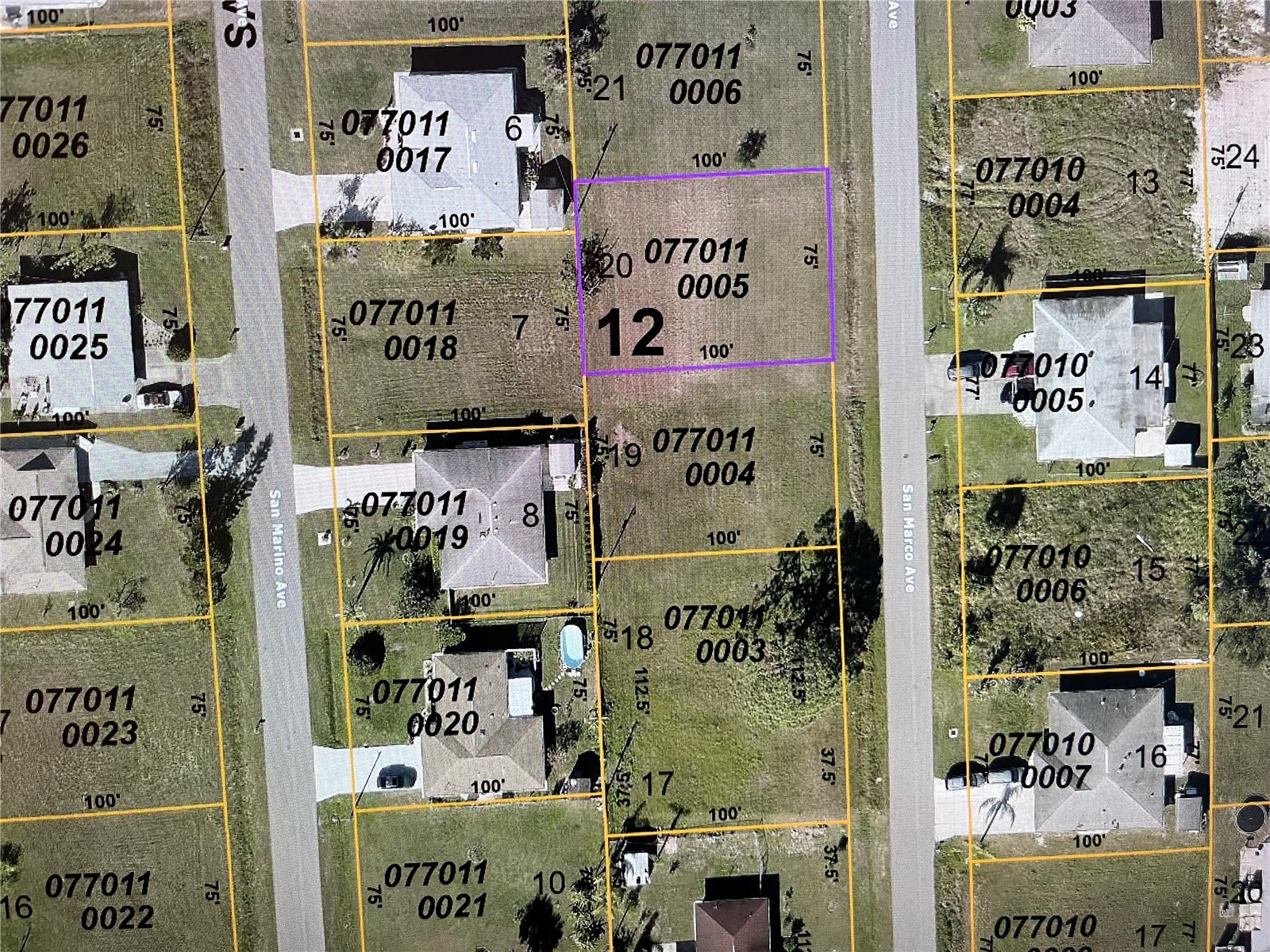 LOT 20 SAN MARCO AVENUE