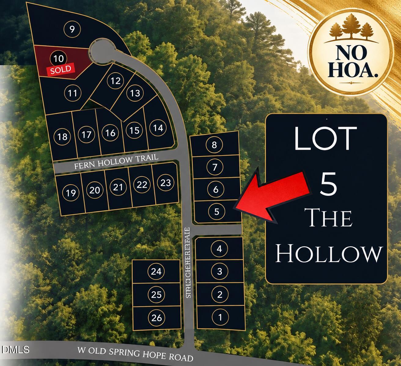 Lot 5 Hope Creek Trail, Spring Hope, NC 27882